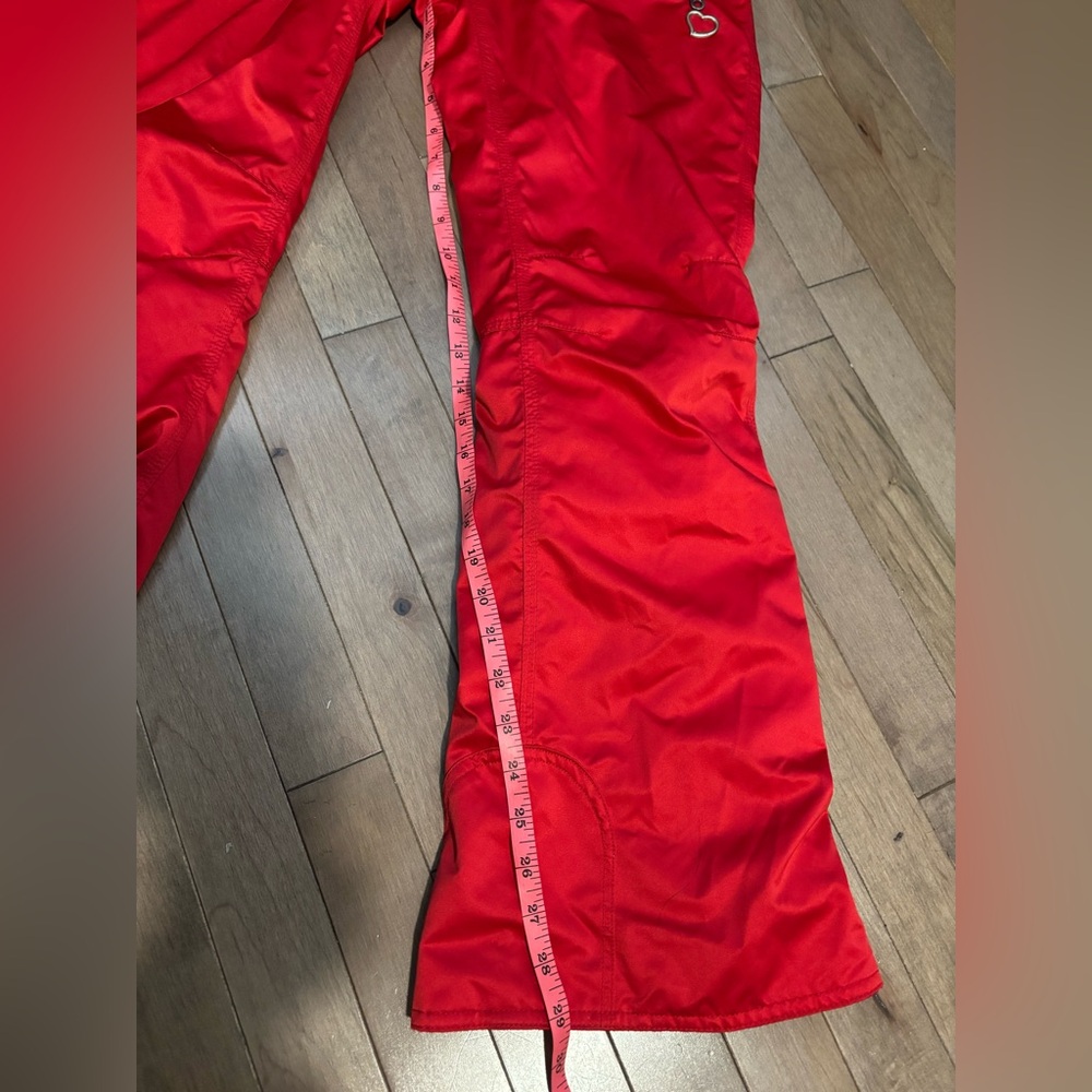Obermeyer “Lennox” Ski Pants size 2 bright cherry red - Picture 5 of 11
